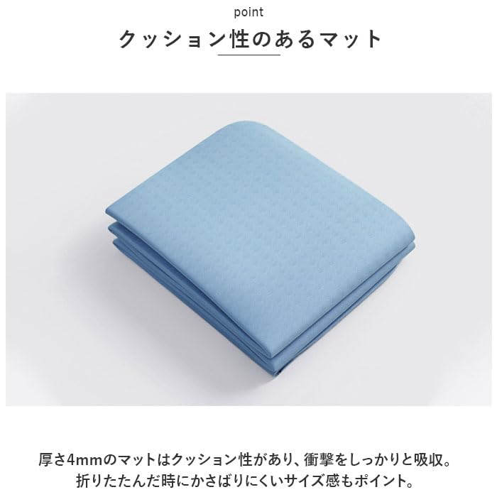 ぼん様　ヨガマット4点　ブルー、パープル 、ピンク、ブラック Amazon.co.jp: ヨガマット 折りたたみ 183x61cmx4mm